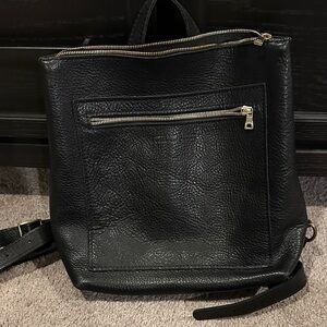 Portland Leather Backpack Purse